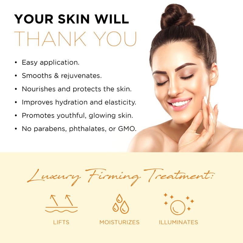Azure Cosmetics Vitamin C & Collagen Face Moisturizer - Dermatologist Tested, Anti-Aging, Skin Tightening & Brightening, Clean, Cruelty-Free Face Cream - Korean Skin Care - All Skin Types - 1.69 fl oz - Image 3